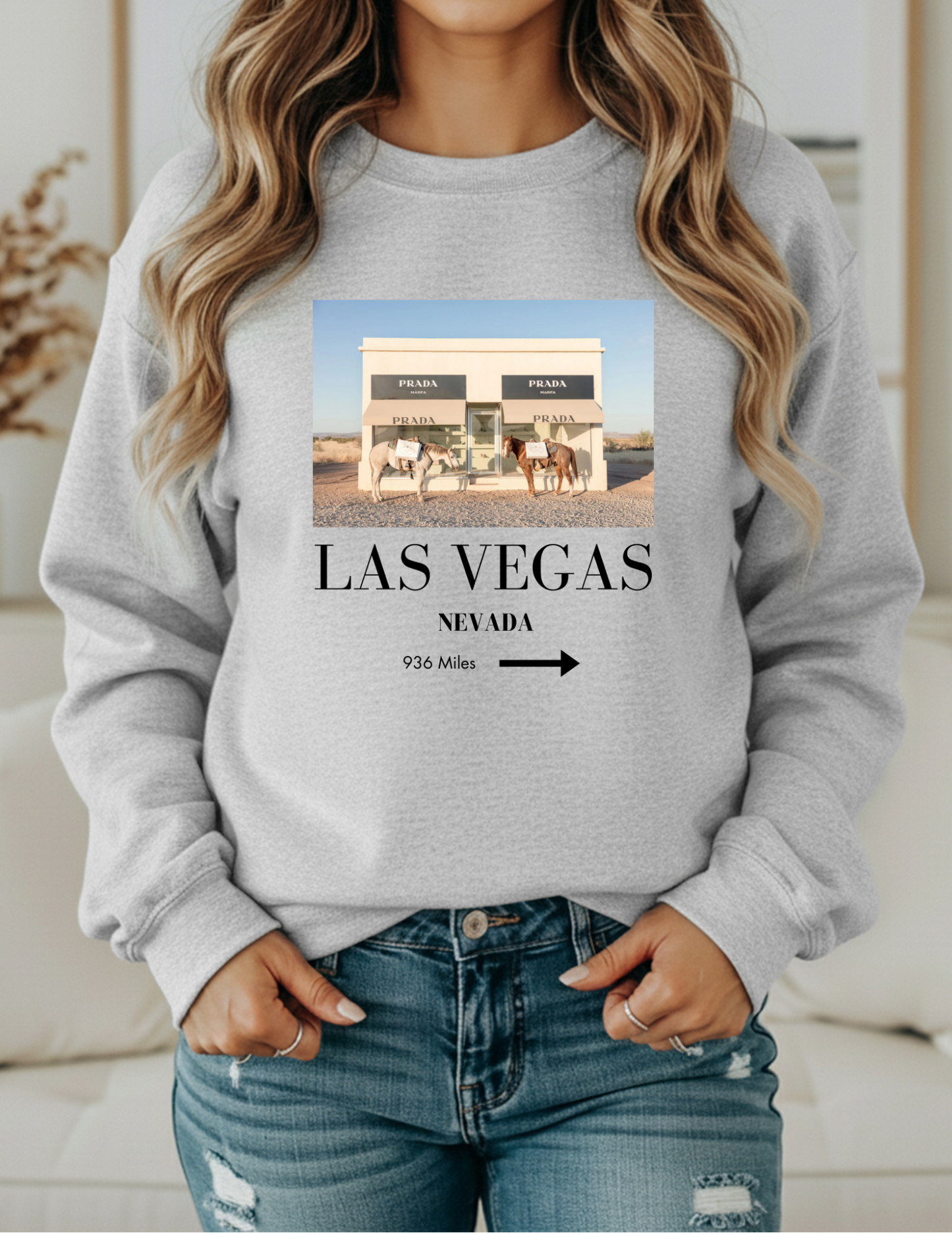 Marfa to Las Vegas Sweatshirt