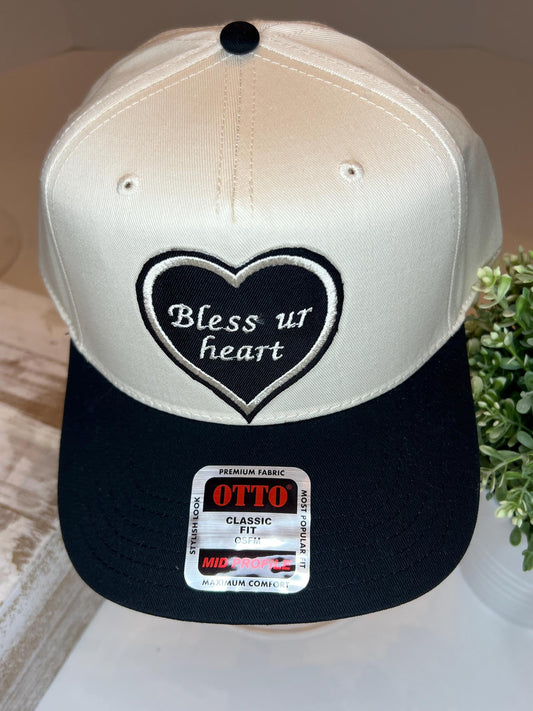 Bless ur heart  baseball hat with southern charm