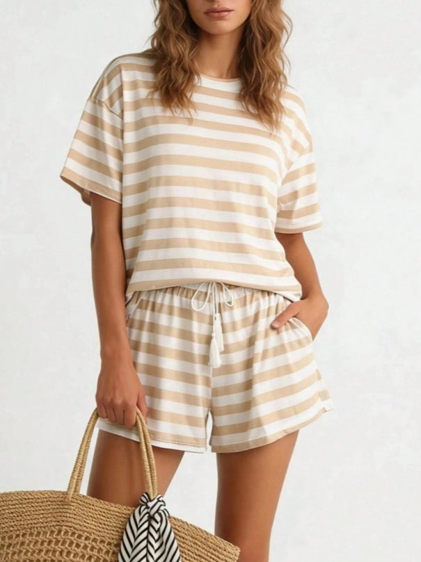 Beach Day Casual Stripes Resort Set