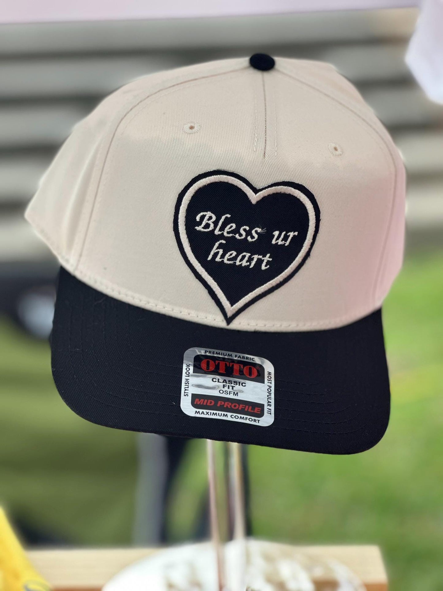 Bless ur heart  baseball hat with southern charm
