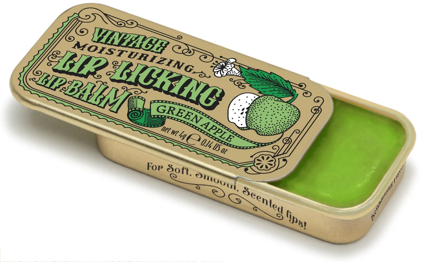 Vintage Slider Tin • Lip Licking Lip Balm
