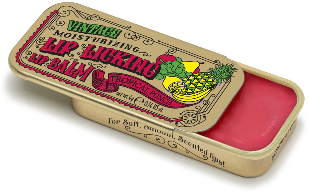 Vintage Slider Tin • Lip Licking Lip Balm